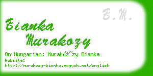 bianka murakozy business card